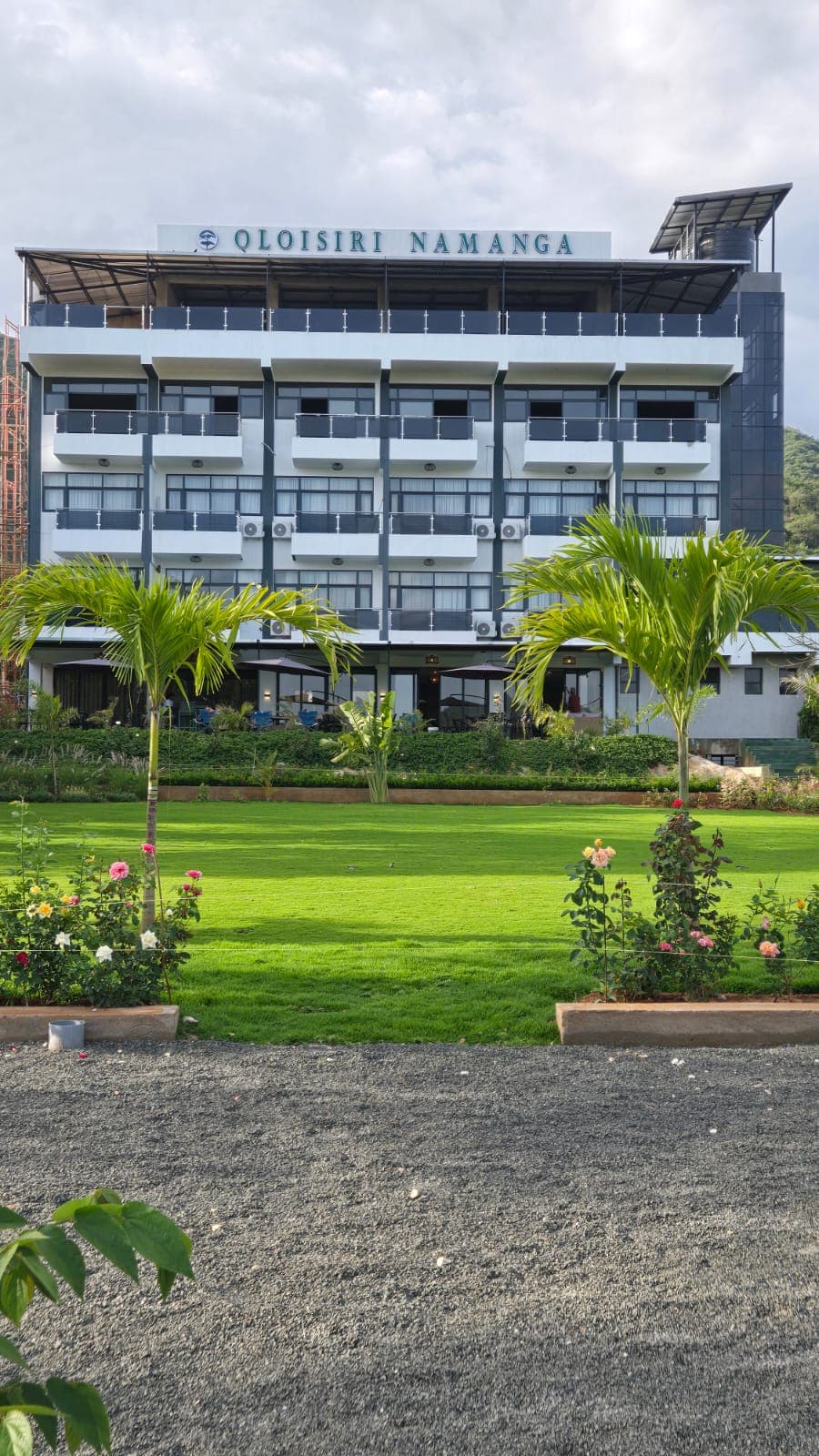 Oloisiri Namanga Hotel exterior and gardens